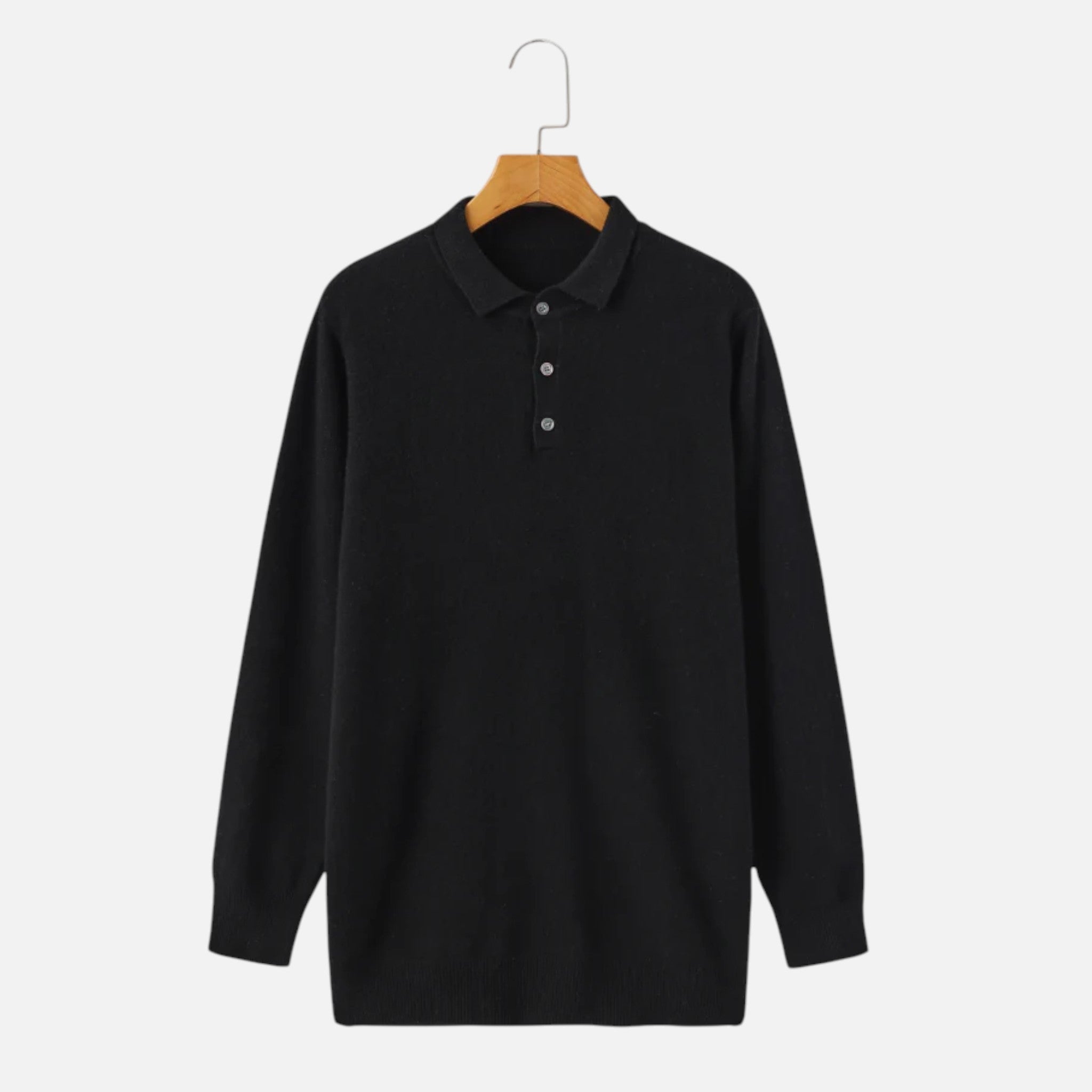 Larnor | Herren Kaschmir Polo Pullover Elegante Tradition
