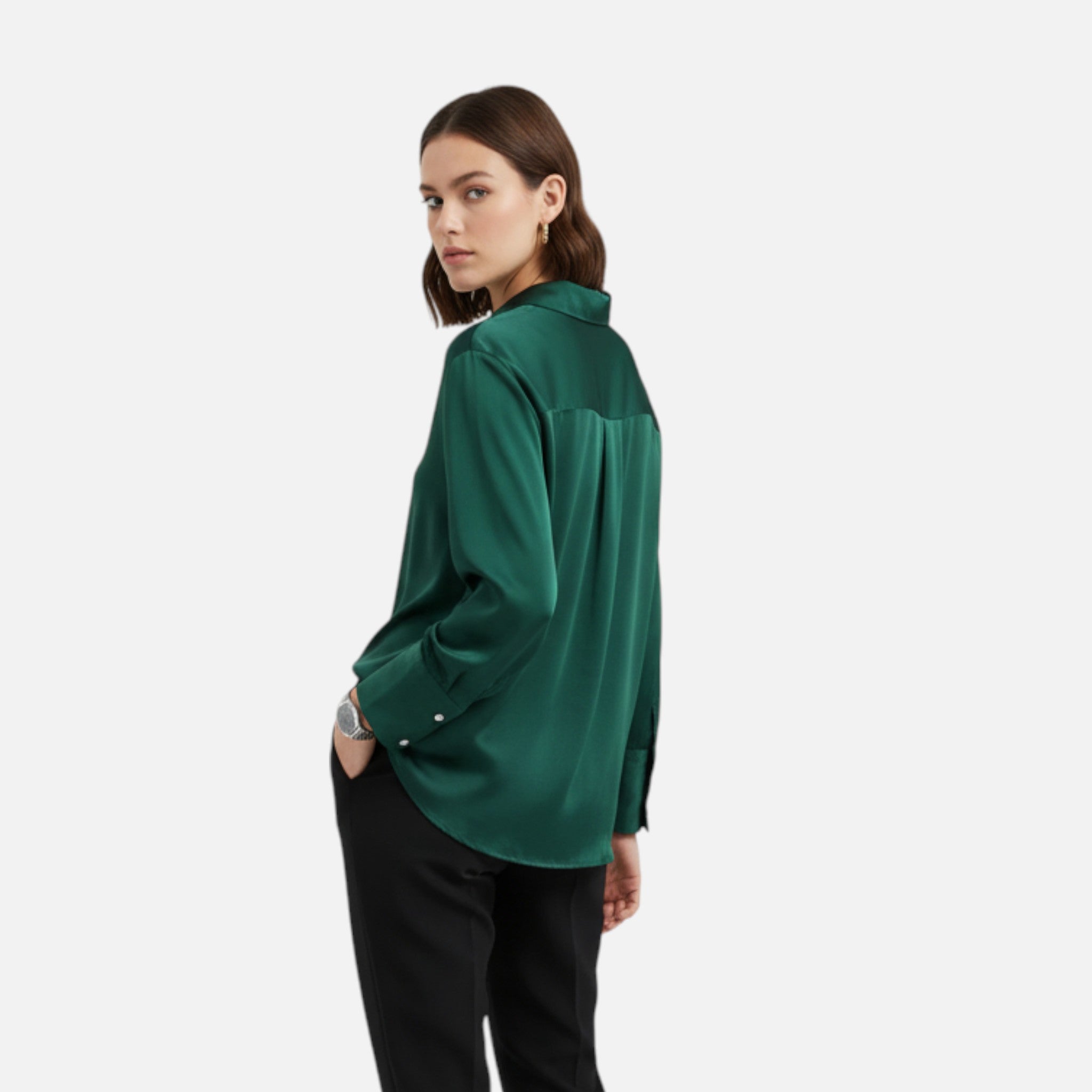 Larnor | Damen Klassisches Chic-Hemd – Zeitlose Raffinesse