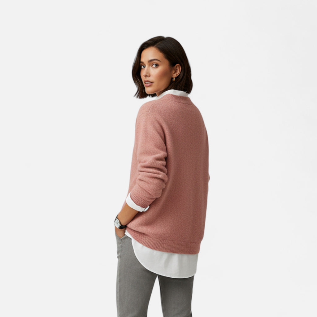 Larnor | Damen Kaschmirpullover – Zeitlose Eleganz mit Rundhals
