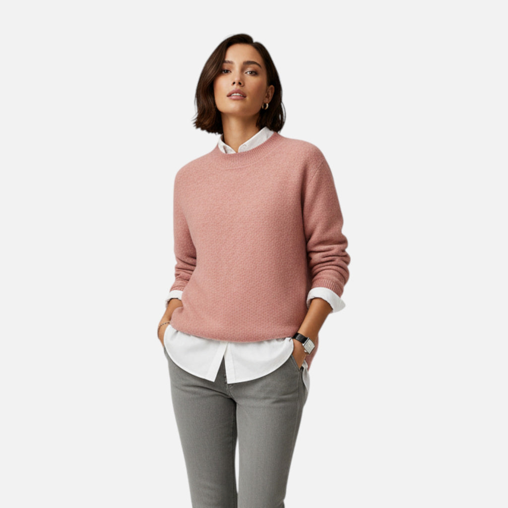 Larnor | Damen Kaschmirpullover – Zeitlose Eleganz mit Rundhals