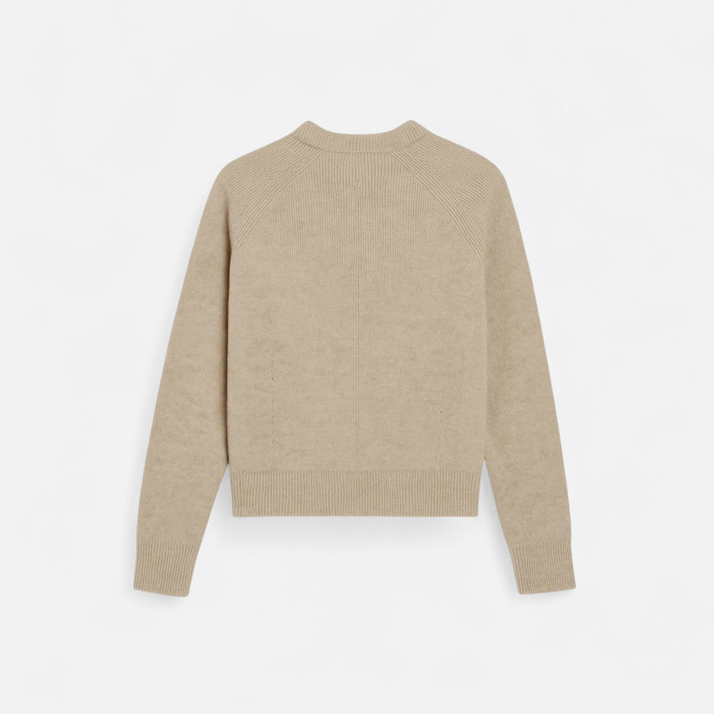 Larnor | Damen Slim-Knit Pullover mit Reißverschluss – Zeitlose Eleganz