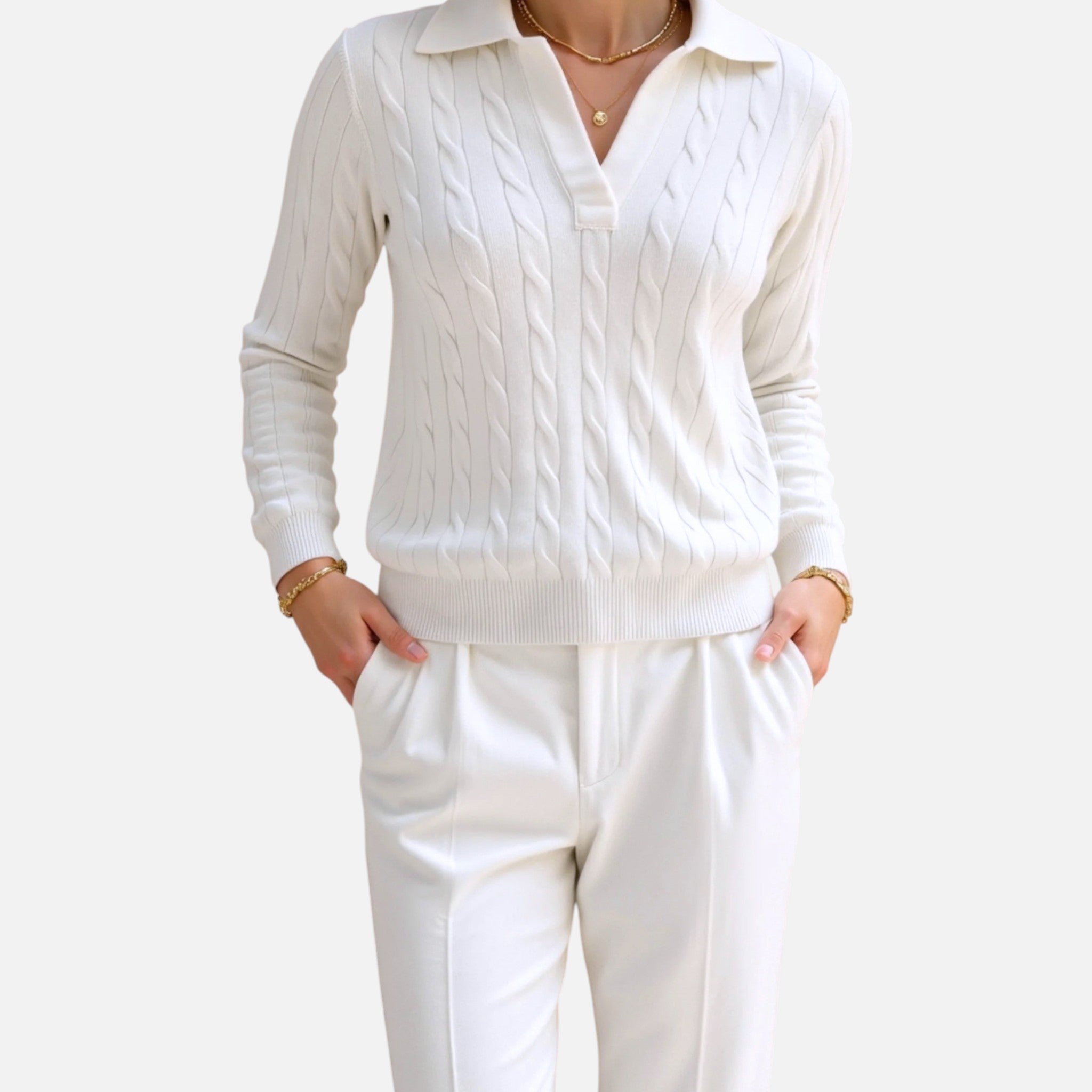 Larnor | Damen Premium Strickpullover – Zeitlose Eleganz